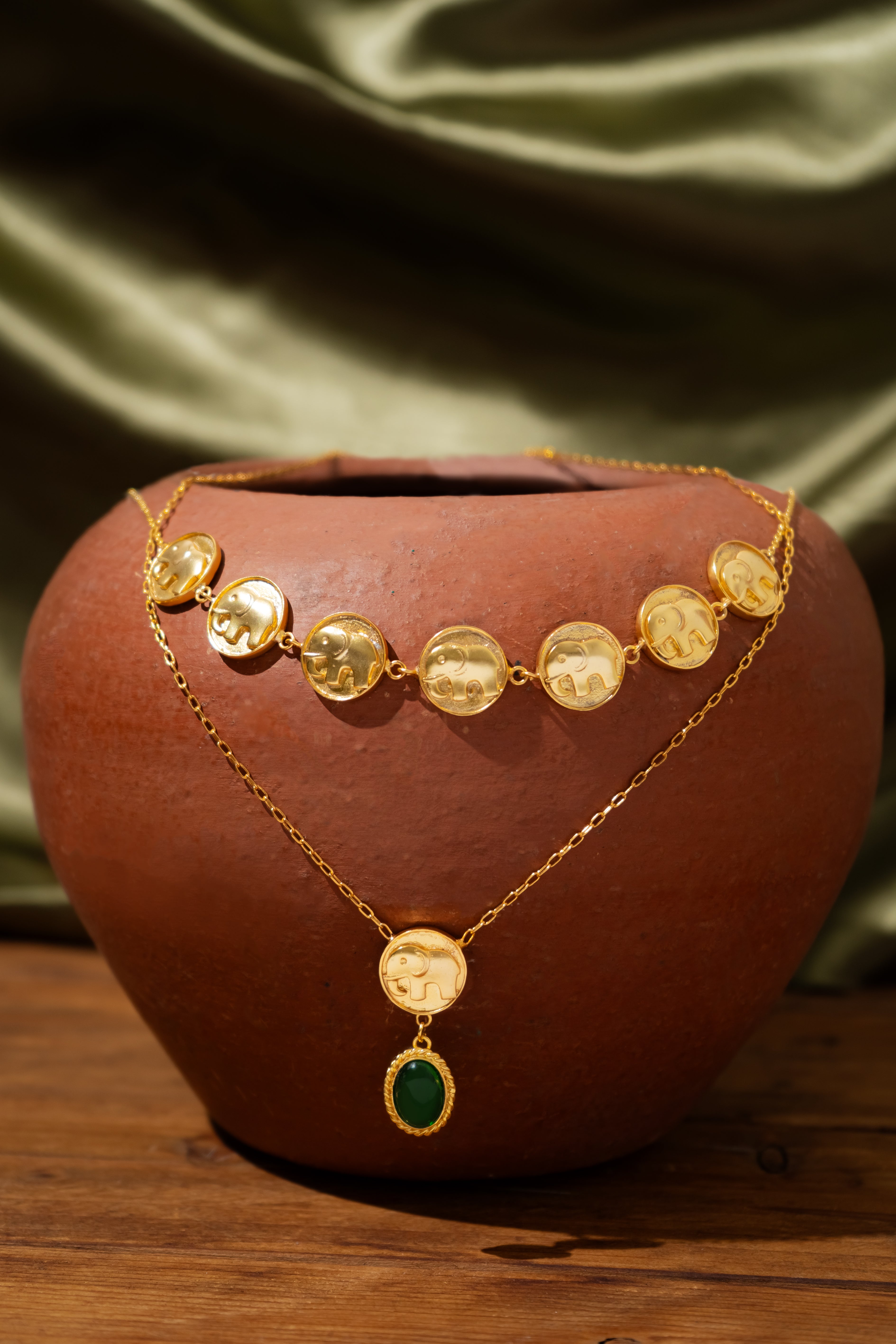 Gajraj Choker + Necklace